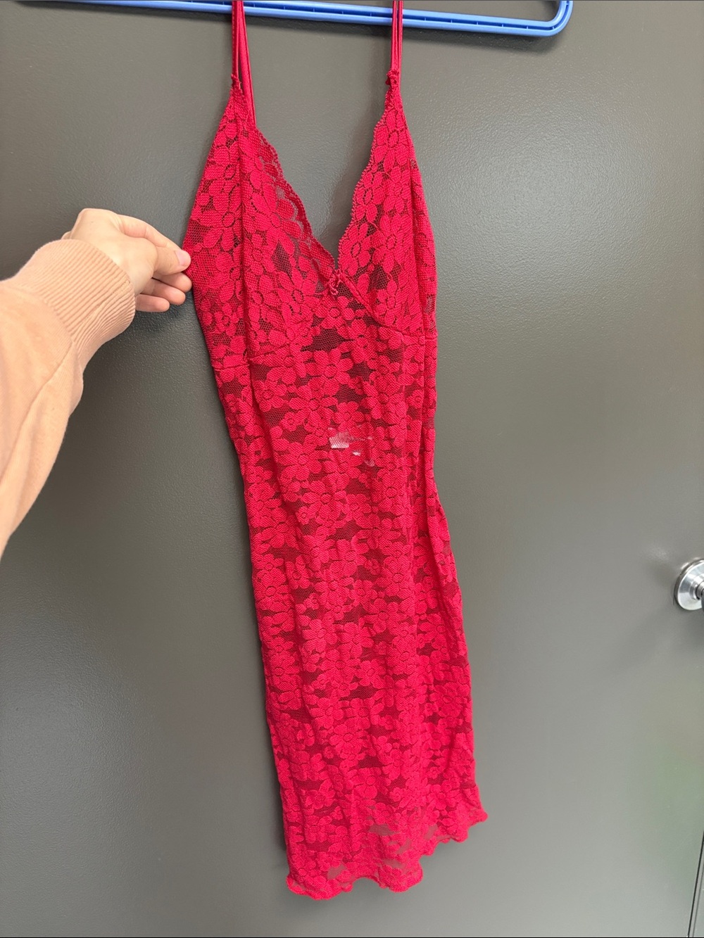 Vintage La Senza slip nightie with low back and daisy design